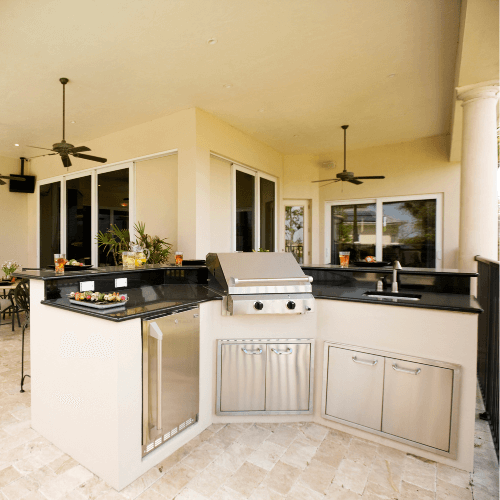 Outdoor kitchen installation and design in Oklahoma