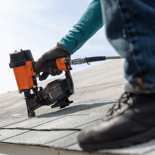 Roof maintenance company in Tulsa completing routine roof repairs