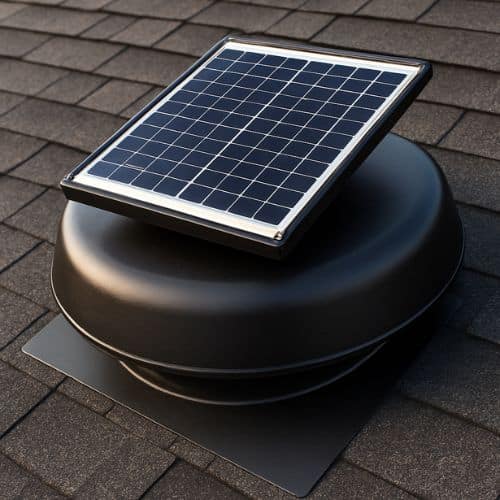 Solar attic vent