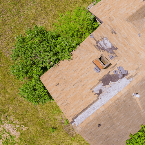 Residential storm damage roof inspection services